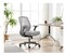 Grey SitTrueTM Rayne Mid-Back Ergonomic Mesh/Fabric Task Chair